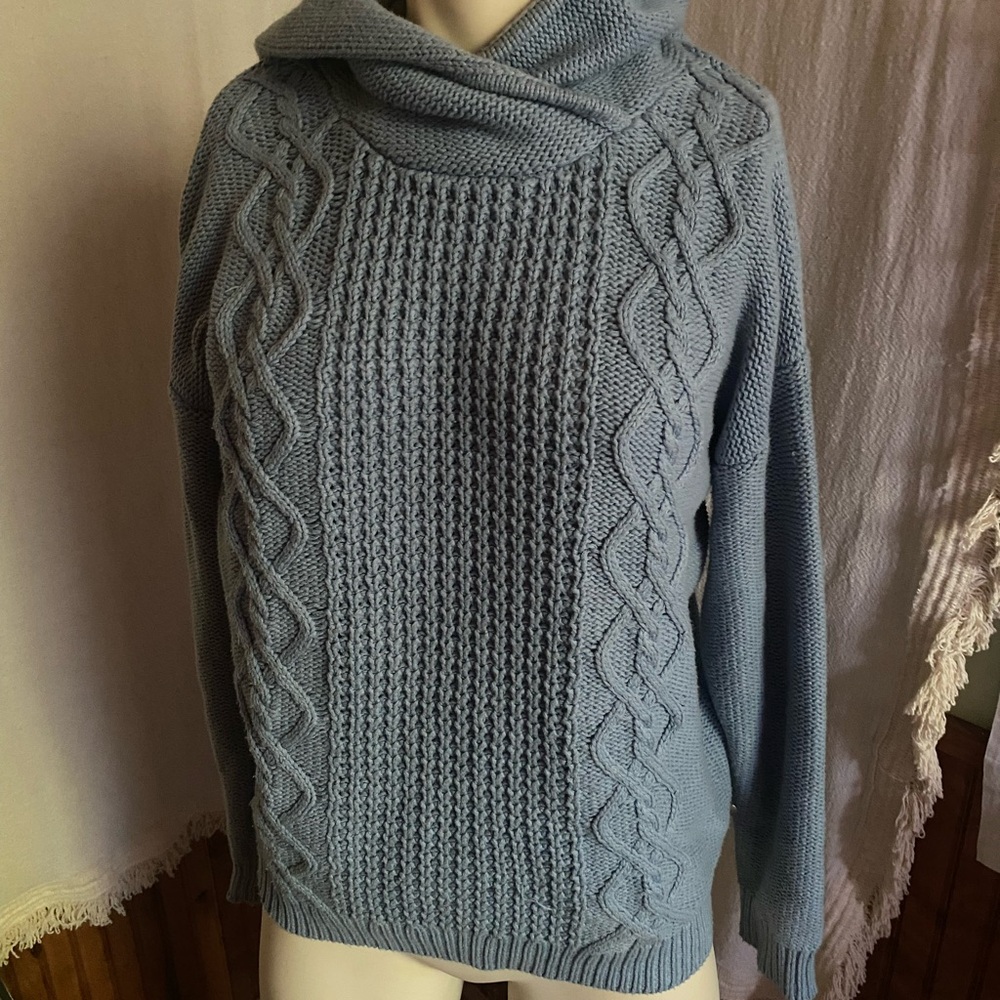 Roxy Cable Knit Women's Hooded Sweater